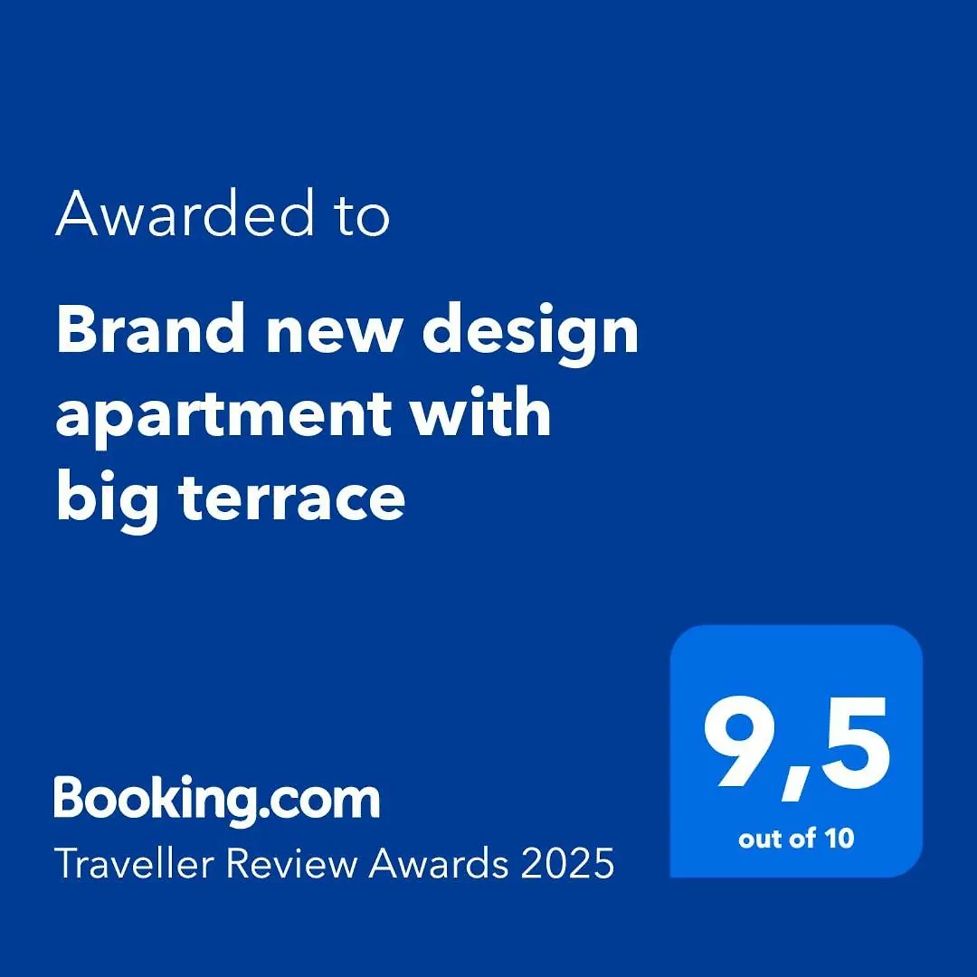 Uma - Design Apartment With Big Terrace 0*, Kastela